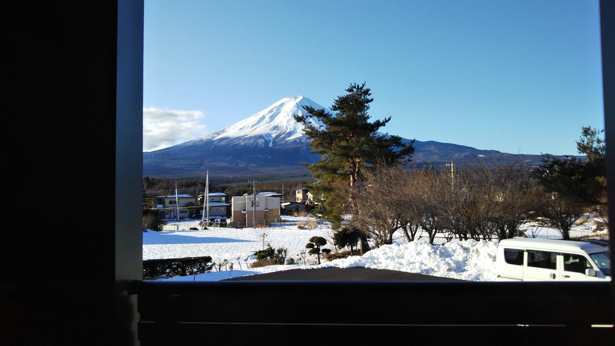 富士山の見える部屋